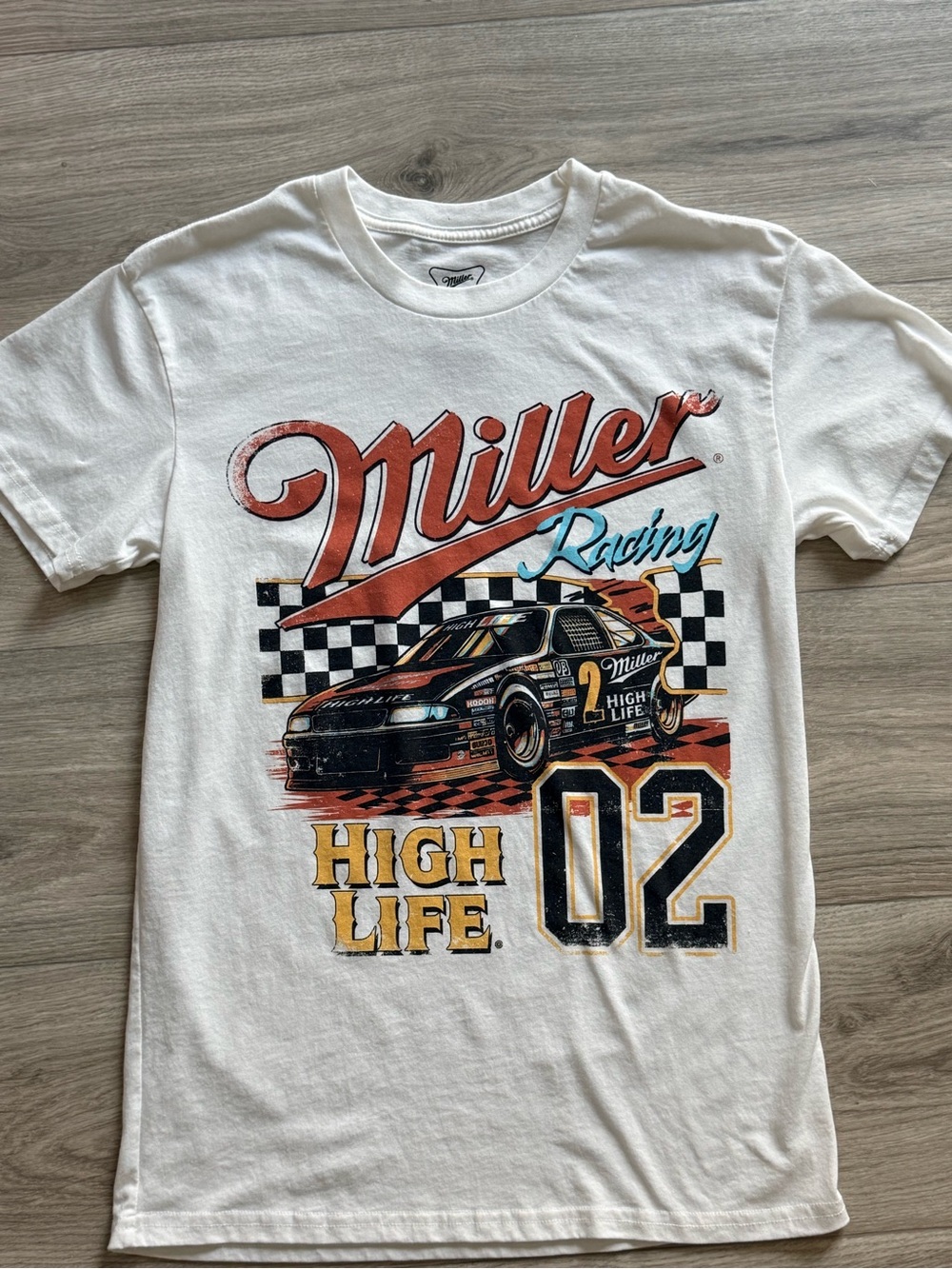 Miller High Life Racing Graphic Tee Small